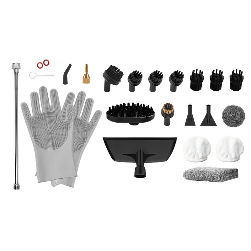 2500W Handheld Steam Cleaner High-Temperature & High-Pressure Portable Car Steamer with 20 Accessories for Kitchen Grease Car Detailing & Bathroom Cleaning