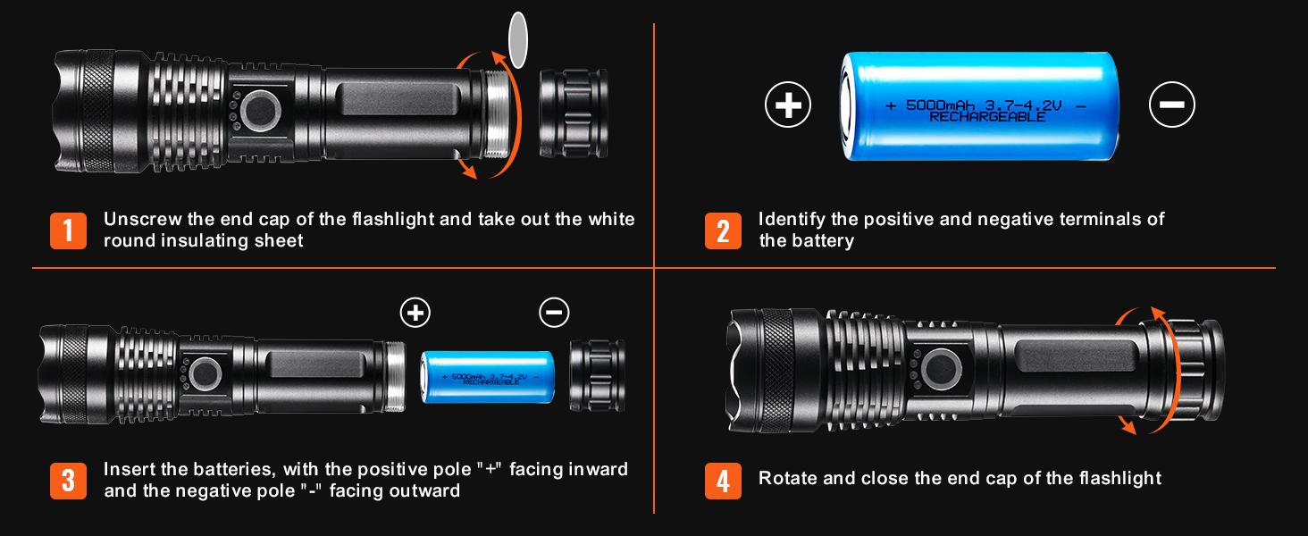 VEVOR High Lumens Flashlight, TikTokShopBlackFriday, IPX4 Waterproof Emergency Lighting for Camping, Hiking, Running, Hurricane, Cycling, Sports Accessories, Bikepacking VEVOR High Lumens Flashlight, TikTokShopBlackFriday, IPX4 Waterproof Emergency Lighting for Camping, Hiking, Running, Hurricane, Cycling, Sports Accessories, Bikepacking