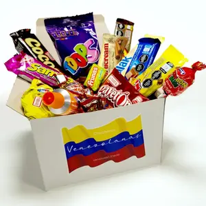 Venezuela Snacks Candy Box – Chucherías Venezolanas Assorted Treats, Traditional Venezuelan Sweets, Cotillon Party Favor, Regalo Venezolano Gift Box