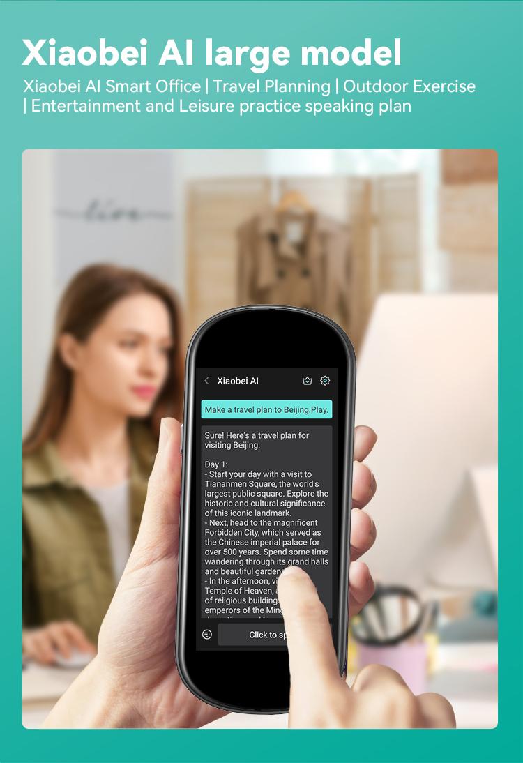 AI language translation device, supports 139 languages, real-time voice online translation, offline translation, photo translation, suitable for work, business, travel, socializing, and learning