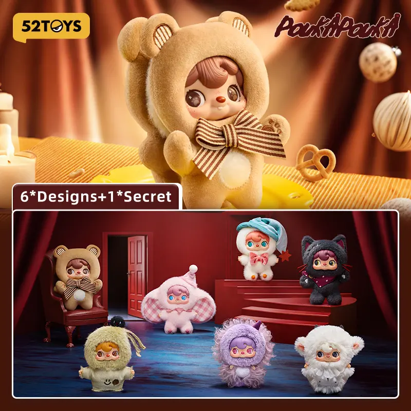 52TOYS POUKAPOUKA Me & l Vinyl Plush Blind Box  Kawaii Creative Gift Room Decor Desktop Decoration Gift for  Birthday Party Sealed Hobby Box