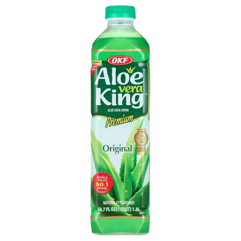 OKF Aloe Vera King Natural Original Aloe Vera Drink, 1.5 L