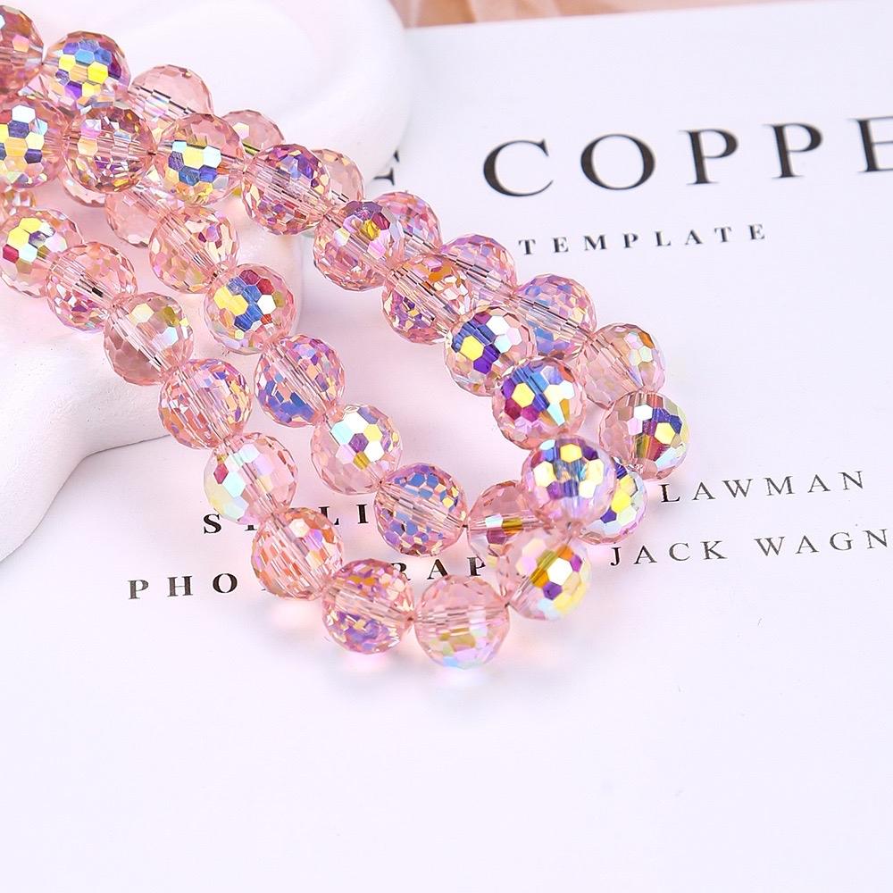 【 C006】 DIY Crystal Beads AB Color Faceted Teardrop & Rondelle Gemstone Loose Beads Bulk for Jewelry Making Necklace Bracelet Earring Kit