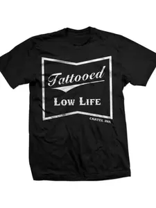 Cartel Ink Tattooed Low Life Mens Graphic Tee