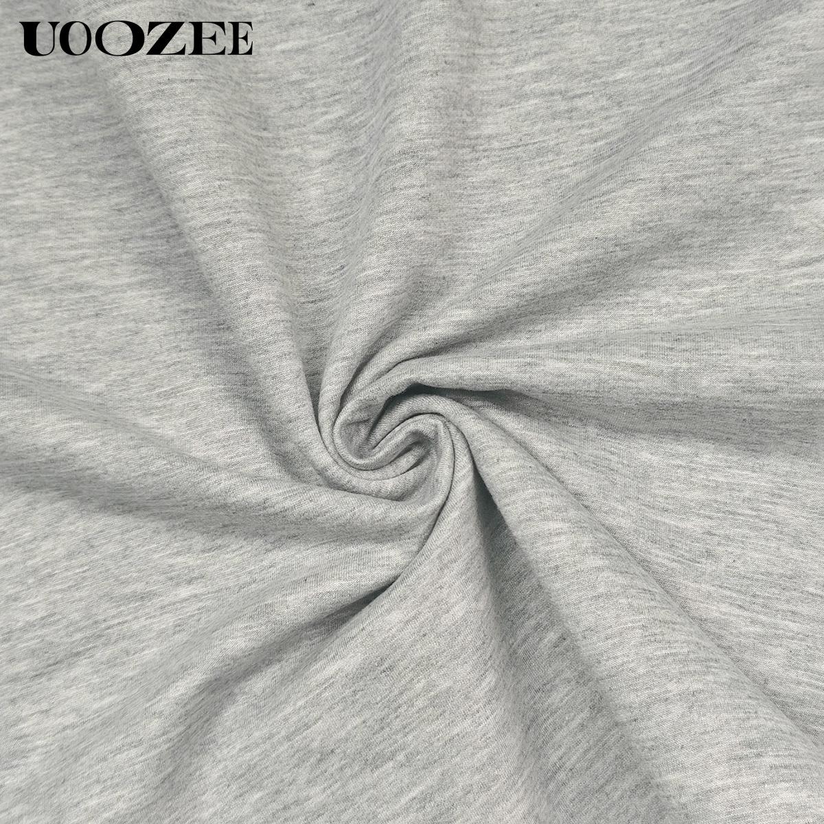 Leg Solid Color Pants - Simple & Comfortable Drawstring Waist Cuffed Baggy Oversized Cotton Light Gray Minimalist Women's Bottoms