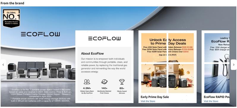 EF EcoFlow Rapid Pro Charger (140W, 4 Ports), 140W (Max) USB-C, 4-in-1 Multi-Device Charger