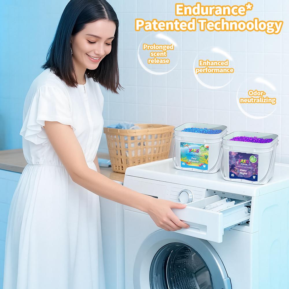 Yass Clean New improved Formula Scent Booster Laundry Beads 2.5L 1.8KG 64 oz In-Wash Scent Booster Beads for Fresh Scent Up to Weeks in Storage Suitable for Sensitive Skin