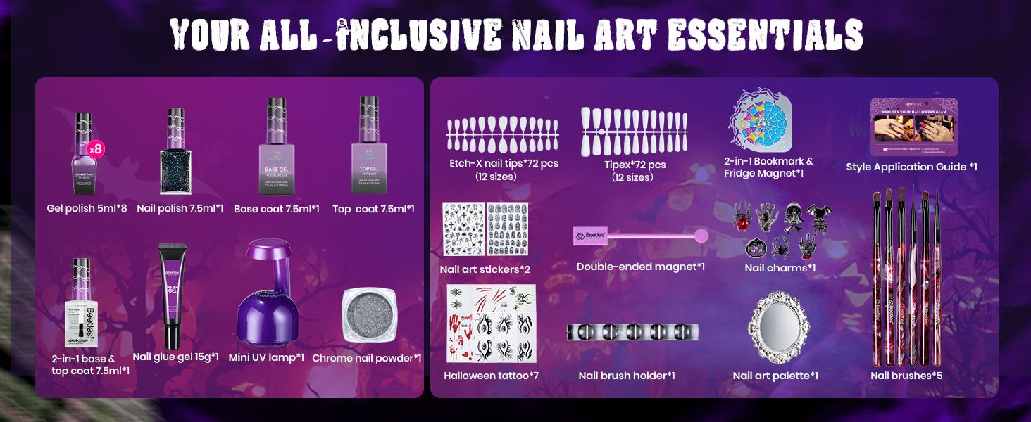 【Ideal Gift】Beetles Gel Polish Halloween limited box 2025