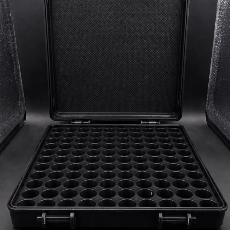 100 Slot Small Bottle Storage Organizer – 3ml Size – 3D Printed Case.