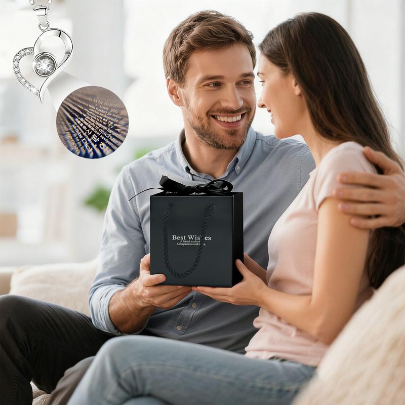 【2026 Gift】 I Love Youin 100 Languages Necklace- Real Preserved RedRose Encased- Speak Your Heart on Valentine's Day- Unique Sentimental RosePendant, ValentinesDay Gift,I LoveYou,LoveLanguage house