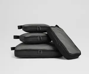Compression Packing Cubes in Jet Black