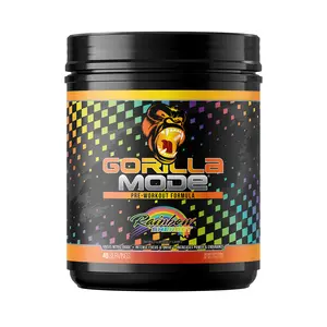 Gorilla Mode Pre-Workout - Massive Pumps, Laser Focus, Energy & Power (40 Servings)