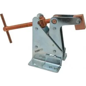 Kant Twist 3,200 Lb Holding Capacity, 6" Max Opening Capacity, Manual Hold Down Clamp 3-3/4" Clamp Length, 3-3/4" Clamp Width, 6-7/8" Clamp Height, Steel K060TQ