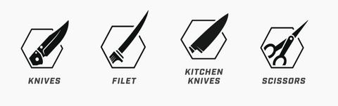 WORK SHARP - BENCHSTONE KNIFE SHARPENER™ WITH TRI-BRASIVE AND PIVOT-RESPONSE™