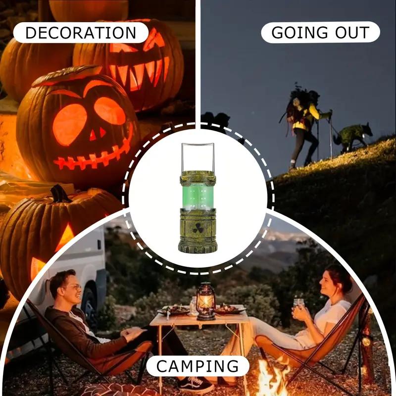 Fallout Inspired Mini Nuclear Reactor Lantern Toy Handheld Lamp Portable Retro Camping Lamp Home Outdoor Decor Birthday Gift Cosplay Props, Fallout, Halloween Decoration