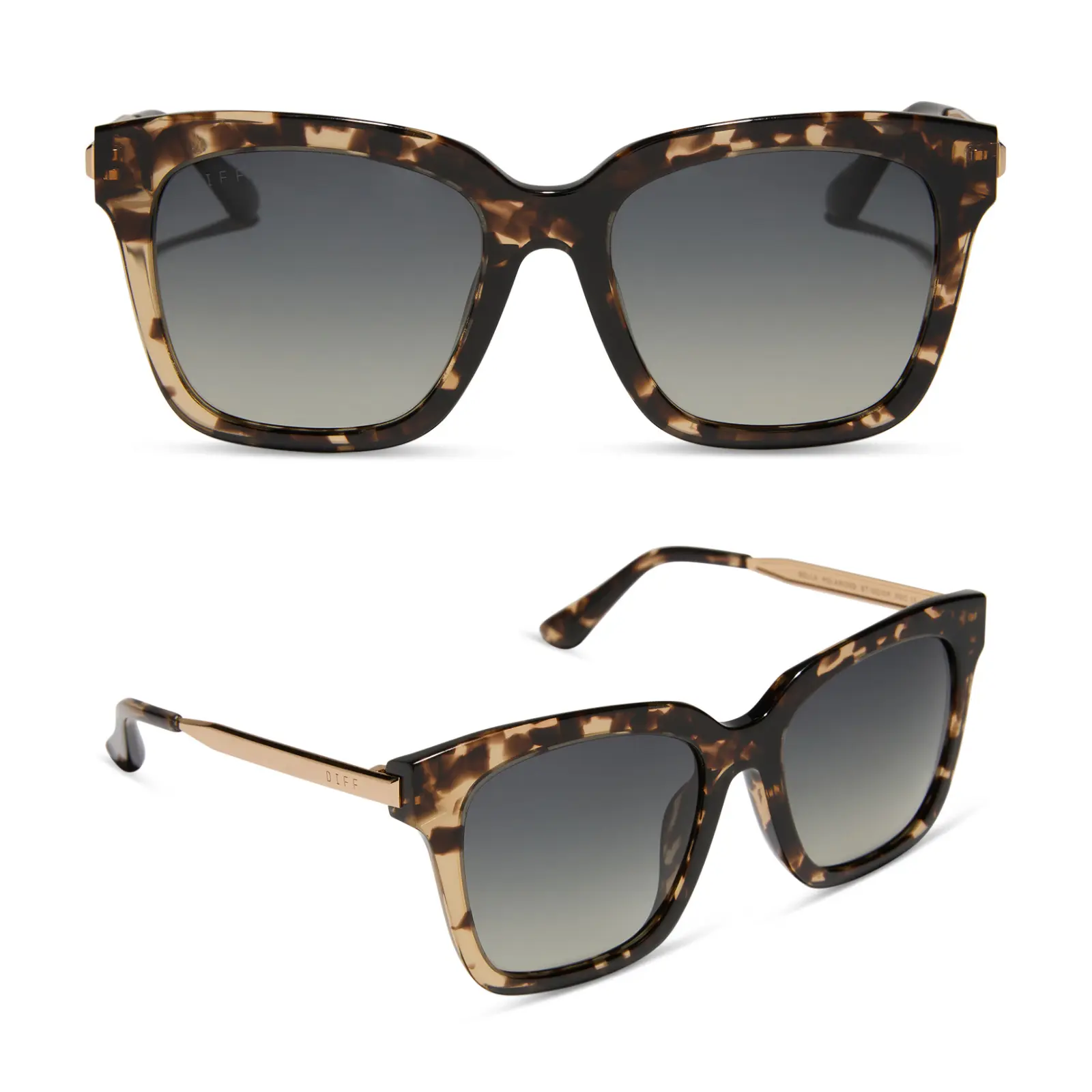 DIFF Bella Oversized Square Sunglasses for Women
