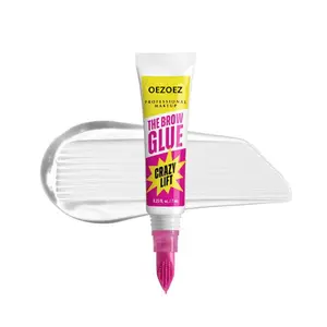 The Brow Glue Crazy Lift, Brow Lamination Gel with Strong Hold & Built-In Styling Comb - Clear Eyebrow Gel