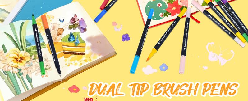 Dual Tip Marker Set Alcohol Artist Markers Marker coloring drawing craft kids stuff for girls school supplies 2025 Brush Pens Diamond Painting