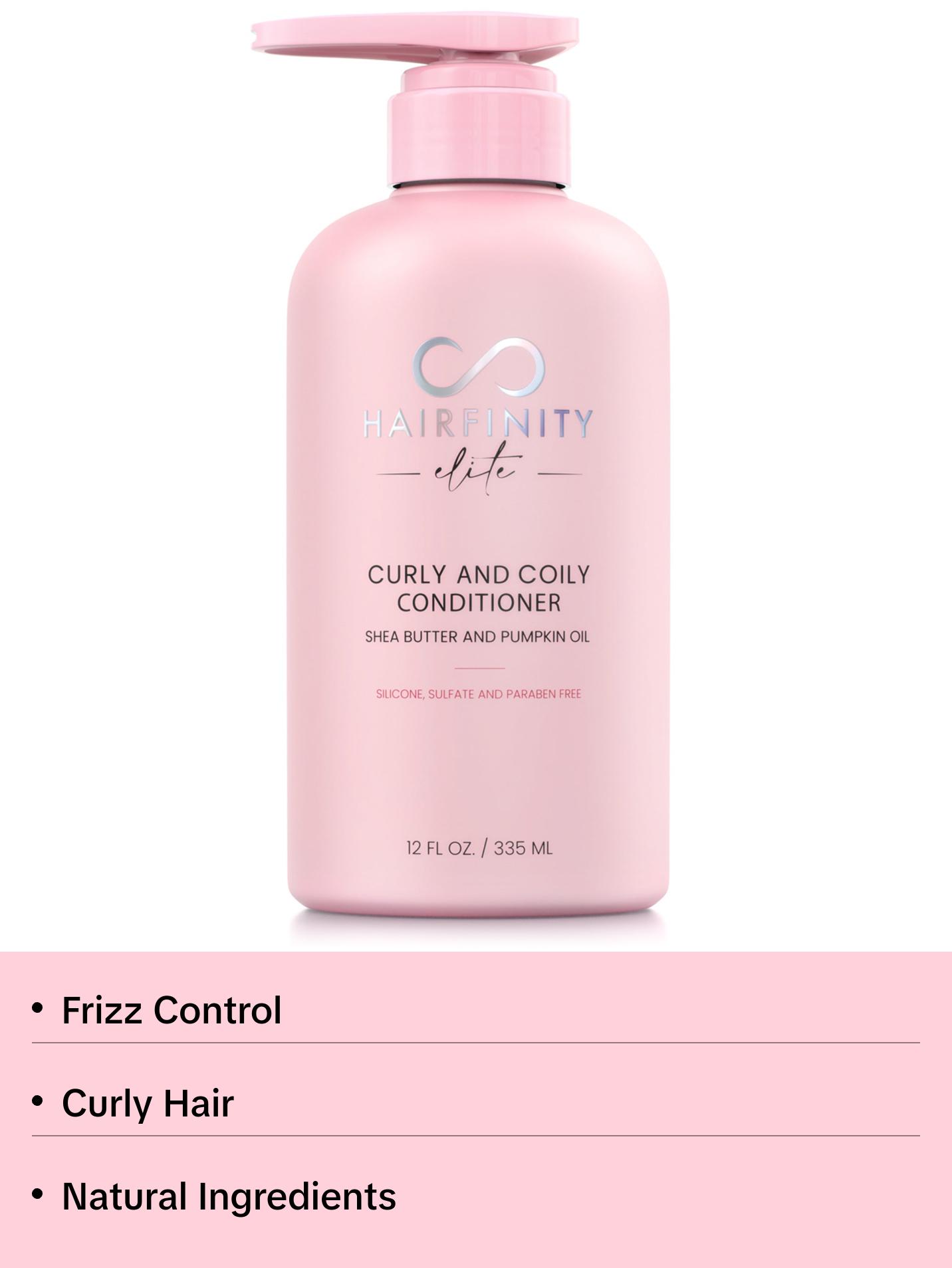 Curly and Coily Conditioner with Shea Butter and Pumpkin Oil - Customizable Formula for Ultimate Hair Health & Frizz Control
