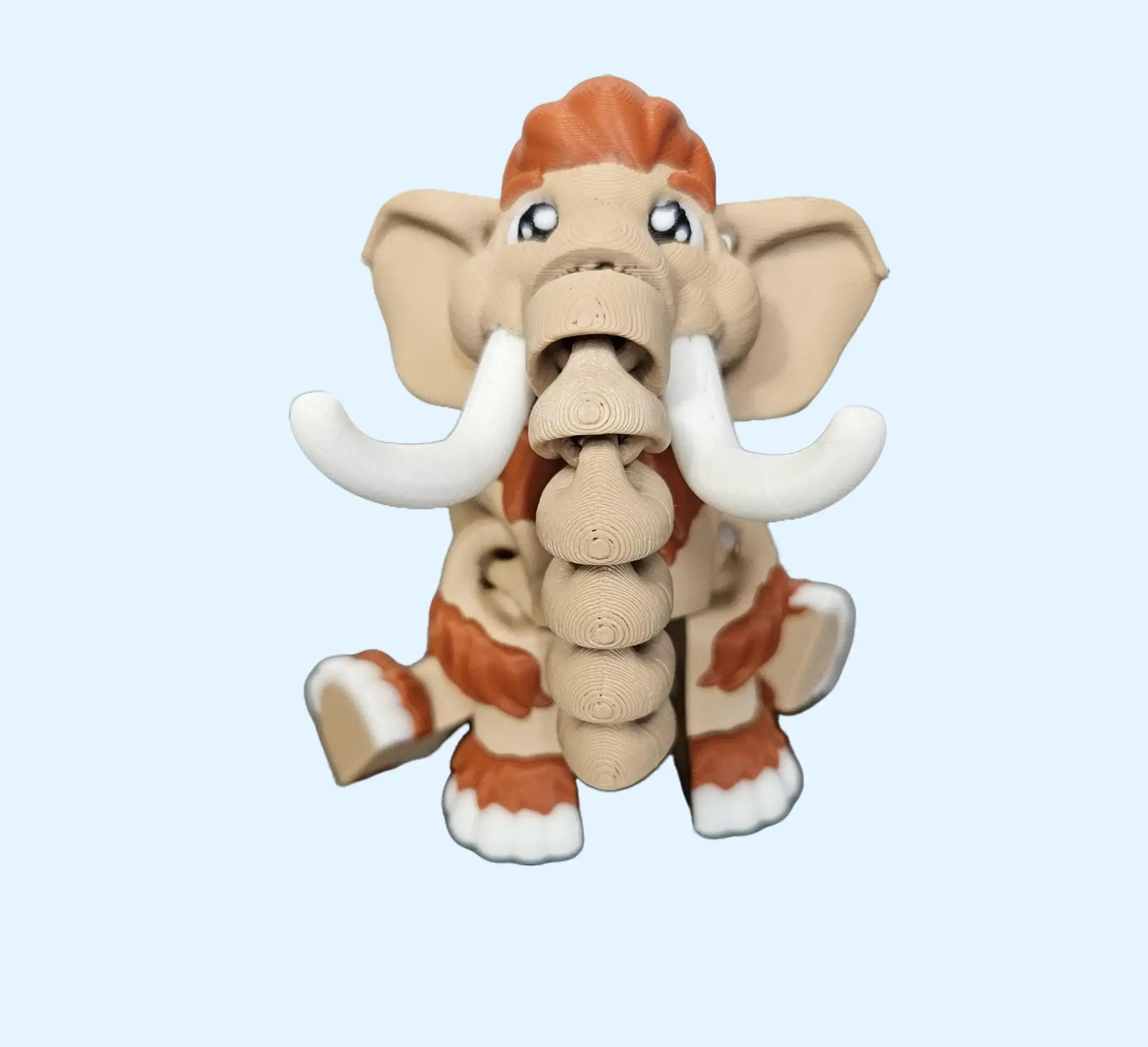 Wooly Mammoth Fidget Toy – 3D Printed Articulated Figure