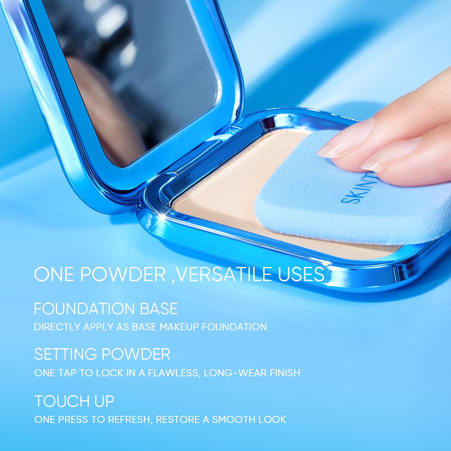 [New Launch] SKINTIFIC Ultra Cover Powder Foundation Hype Fine Powder 3X Soft-Focus Complex Intelli Oil Control 16H Matte Finish All Skin Type Best For Oily Skin
