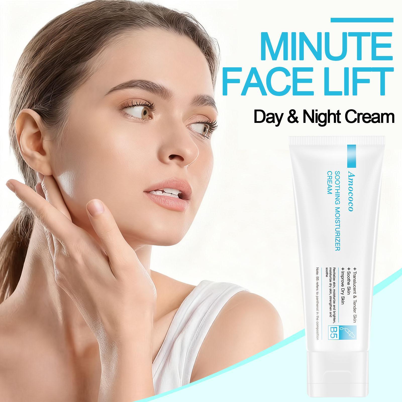B5 Facial Cleanser with B5 Face Cream: gentle cleansing without tightness, deep hydration and soothing, long-lasting moisturization for soft, smooth and healthy skin.