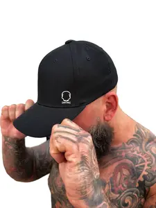 TheDriveClothing OLD SOUL FLEXFIT COTTON SIDE STYLE HAT - Unisex Black Flexfit Cap, Structured Six-Panel Design, Mid Profile, Premium Cotton & Spandex Blend, Adjustable Snapback, Stylish & Comfortable, Sizes S/M & L/XL
