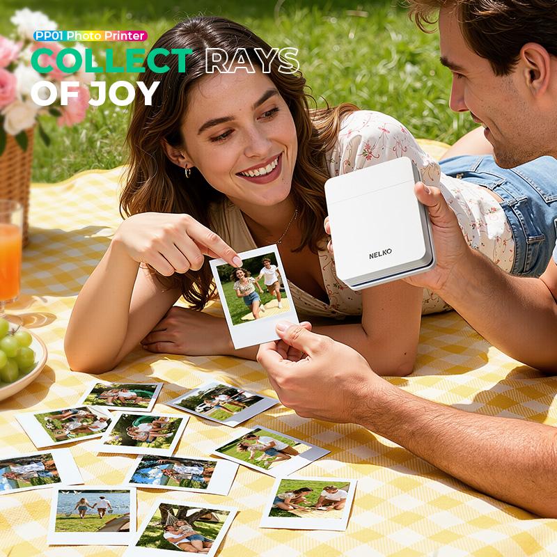 Nelko 2X3 Photo Paper for PP01/PP03 Mini Photo Printer Adhesive Backed Instant Printerscanner 30-100 Sheets Crisp Colors Peel & Stick Backing TikTokShopBlackFriday