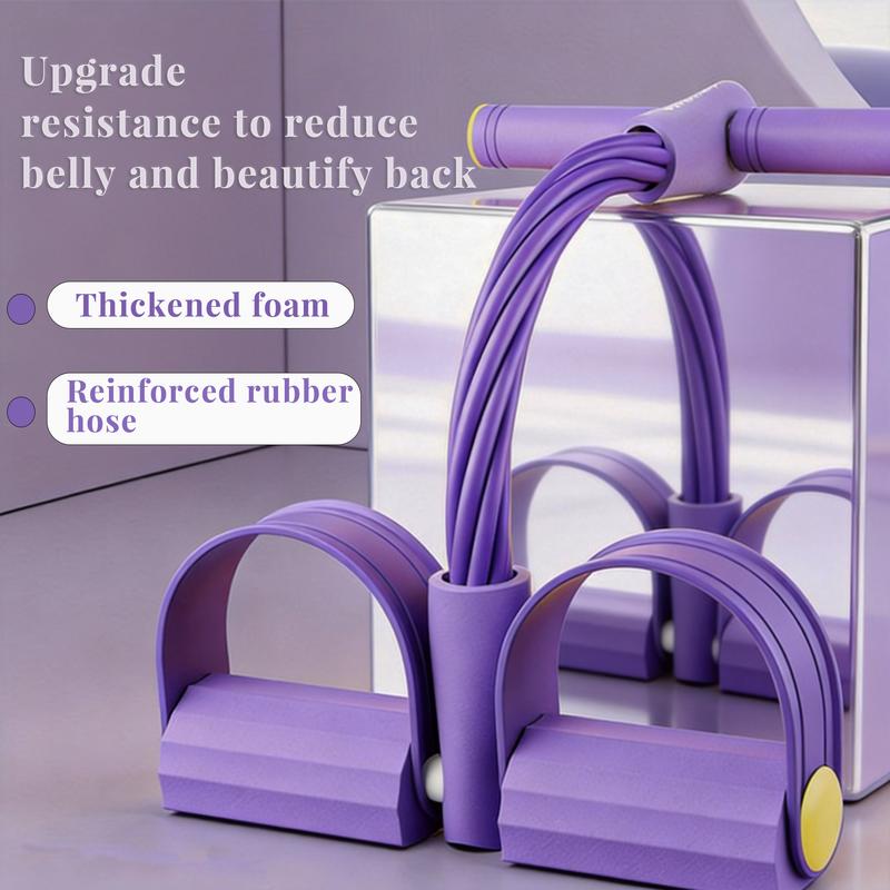 Manual Tension Training Pedal ElasticBand Eco-Friendly Natural Latex Yoga St. for Full-Body Shaping with Color-Coded Resistance Levels Soft Durable Portable for Home Office Travel workout band