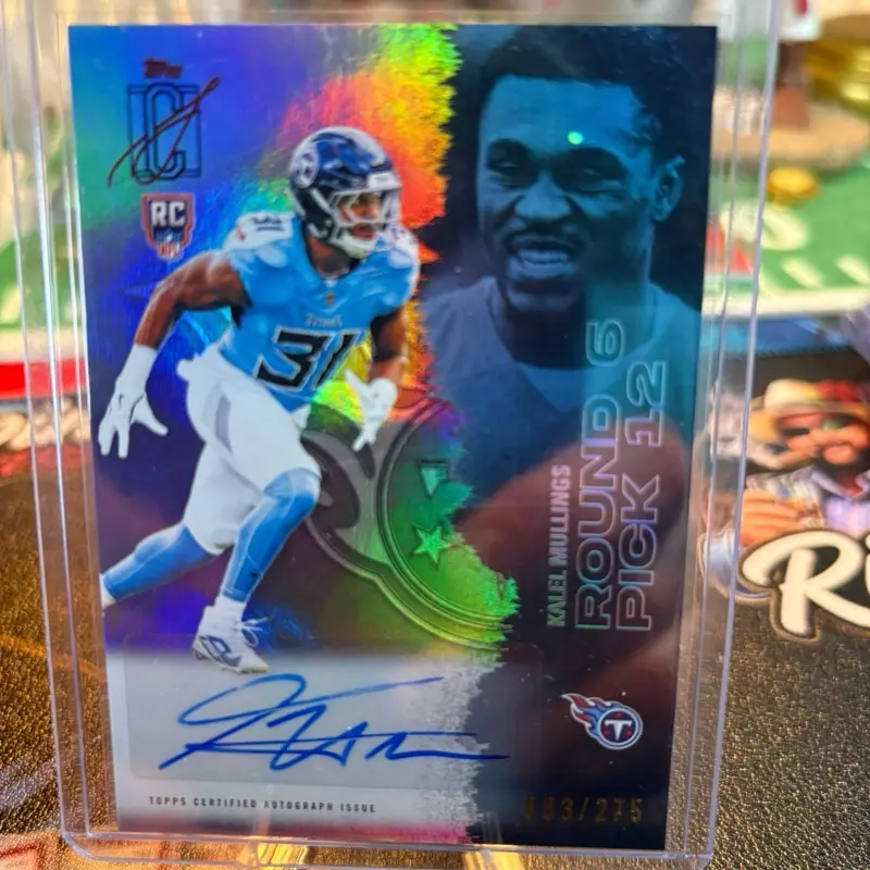 2025 Topps Signature Class Kalel Mullings Autographed Rookie Card, 83/275 Limited Edition