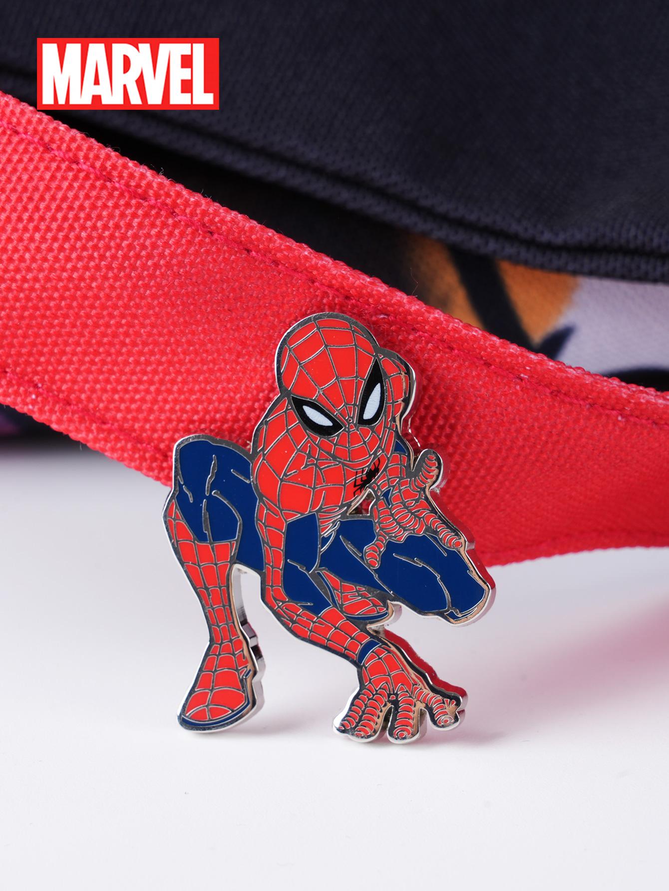 1PC Marvel Spider-Man Pin Officially Licensed Cool Action Superhero Anime Brooch Backpack Decoration Jacket Lapel Anti-Rust Exquisite Alloy Enamel Gift