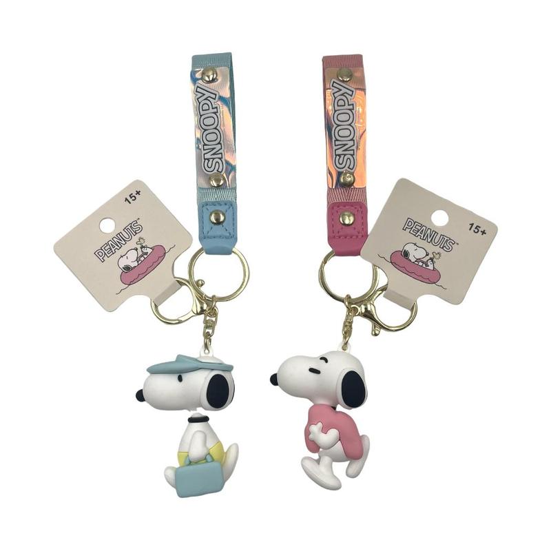 [Random One] MINISO Snoopy Summer Travel Series 3D Keychain Pendant – Unique Designs, Perfect for Keychains & Accessories Valentine Gift for Girlfriends