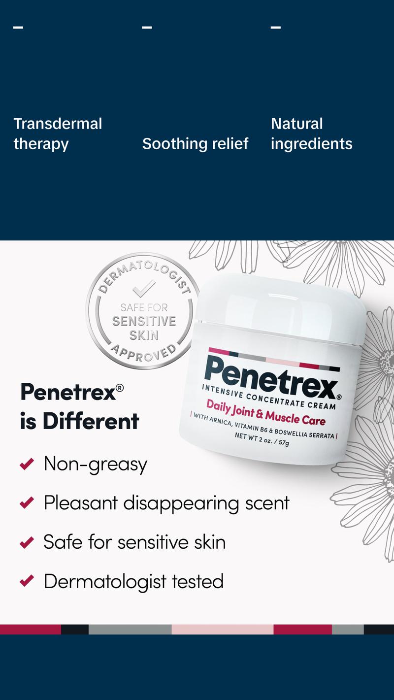 Penetrex Joint & Muscle Therapy, 2 Oz. Cream Daily Moisturizing Body Care Soothing Scent Body Care Daily Body Care Daily