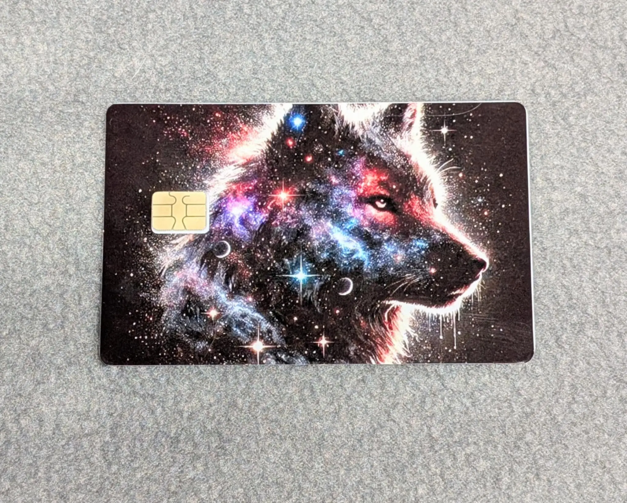 Celestial Wolf #96 Card Protector Sticker, Overlay, Decorative Only
