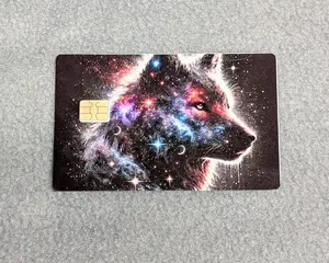 Celestial Wolf #96 Card Protector Sticker, Overlay, Decorative Only