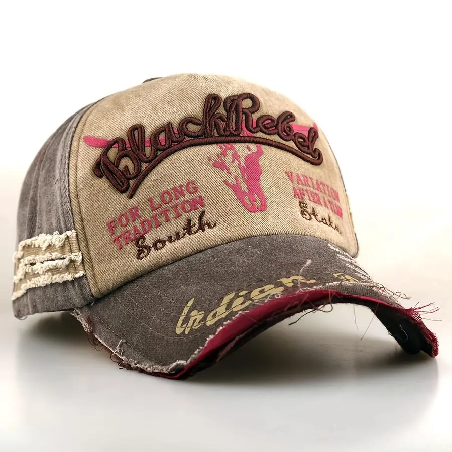 Unisex Distressed Embroidered "AFIFR A TLMF" Baseball Cap - Vintage Lowrider Throwback Hat, Curved Brim Duckbill, Casual All-Season Outdoor Accessory for Cycling, Fitness, Vintage Lowrider Hats, Throwback Hats
