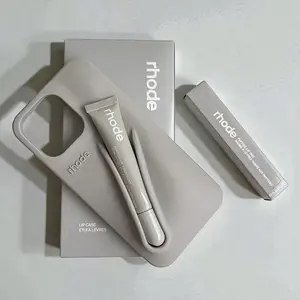 Rhode Phone Case Bundle with Lip Tint (And Bonus Gift) - Viral 3D Silicone Holder - Full Set for iPhone 11 - 17 Pro Max