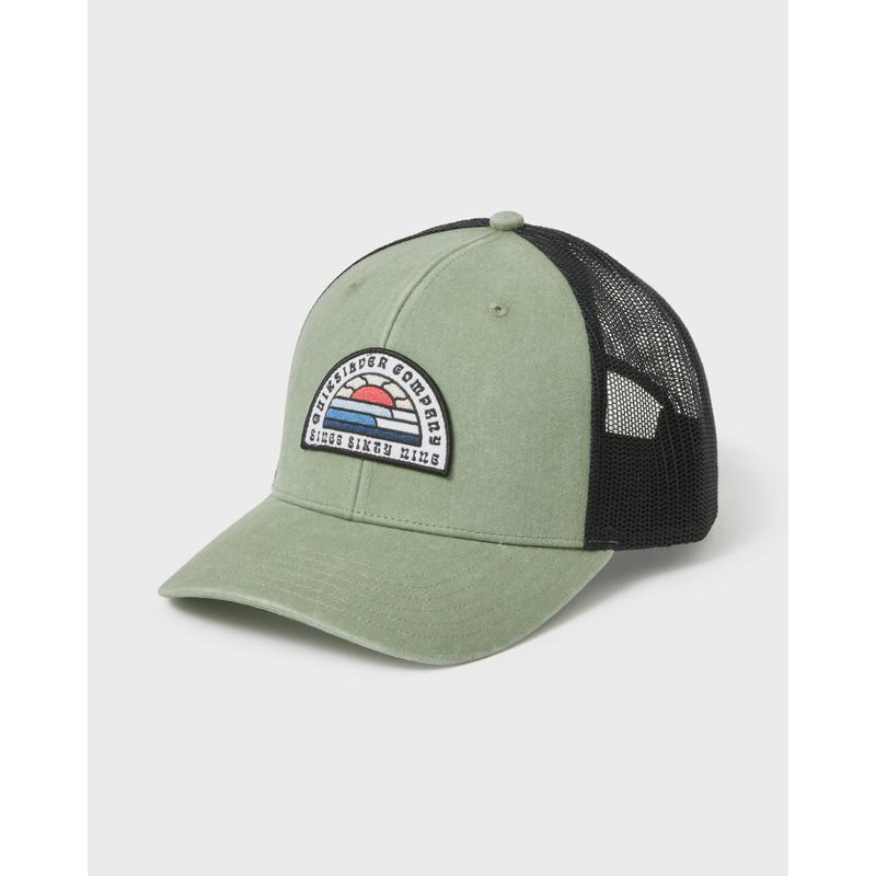Quiksilver , Everest Cotton Twill Trucker Hat , Men's 100% Cotton Washed Finish Embroidered Logo , Everyday Wear & Casual Streetwear Classic Trucker Hat
