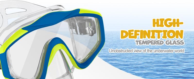 Rantizon Kids Swim Goggles Snorkel Diving Mask with Nose Cover, Anti-Fog Anti-Shattered UV Protection, No-Leak Design for Ages 3-15, Comfortable Fit Outdoorfun Rantizon Kids Swim Goggles Snorkel Diving Mask with Nose Cover, Anti-Fog Anti-Shattered UV Protection, No-Leak Design for Ages 3-15, Comfortable Fit Outdoorfun