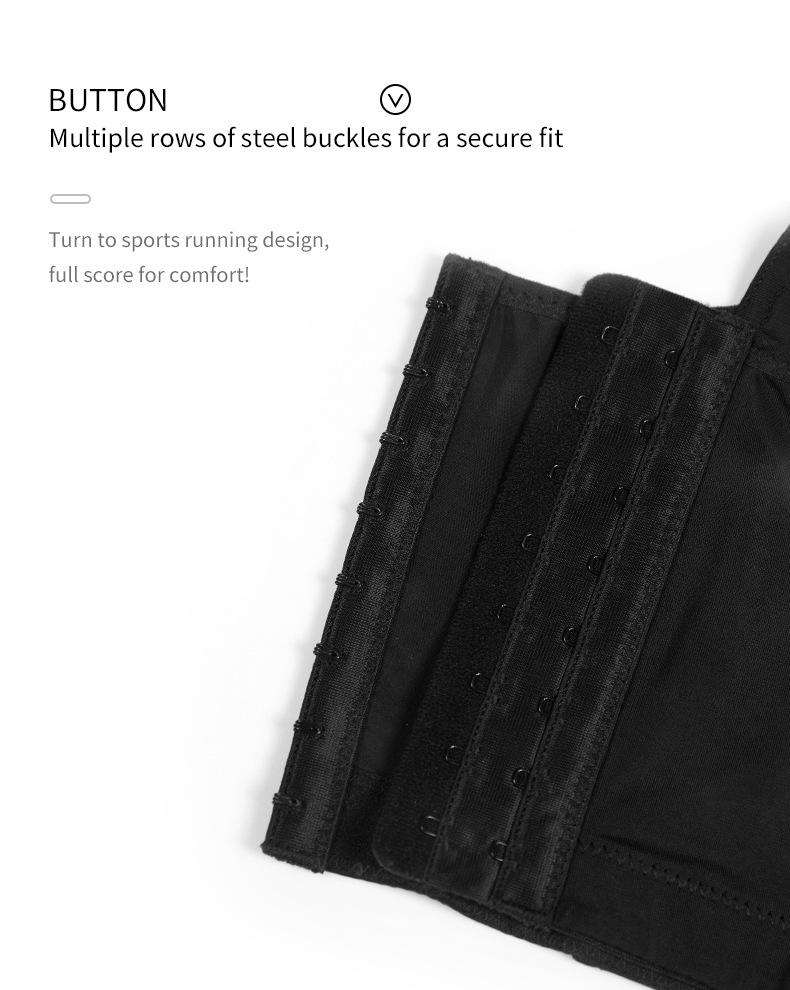 New-Plus Size Girls' Bra Comfortable Slimming Anti-Sagging Black Spaghetti Strap Summer Womenswear Basic Minimalist Lingerie