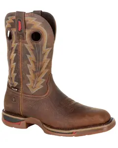 Rocky Men's Long Range Waterproof Western Boot Square Toe - Rkw0278