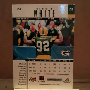 Reggie White Pinnacle 1997 packers