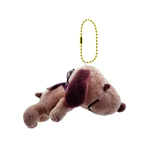 Peanuts Snoopy Holiday Cafe Latte Plush Mascot Keychain