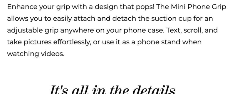 Mini Phone Grip - Phone Grip