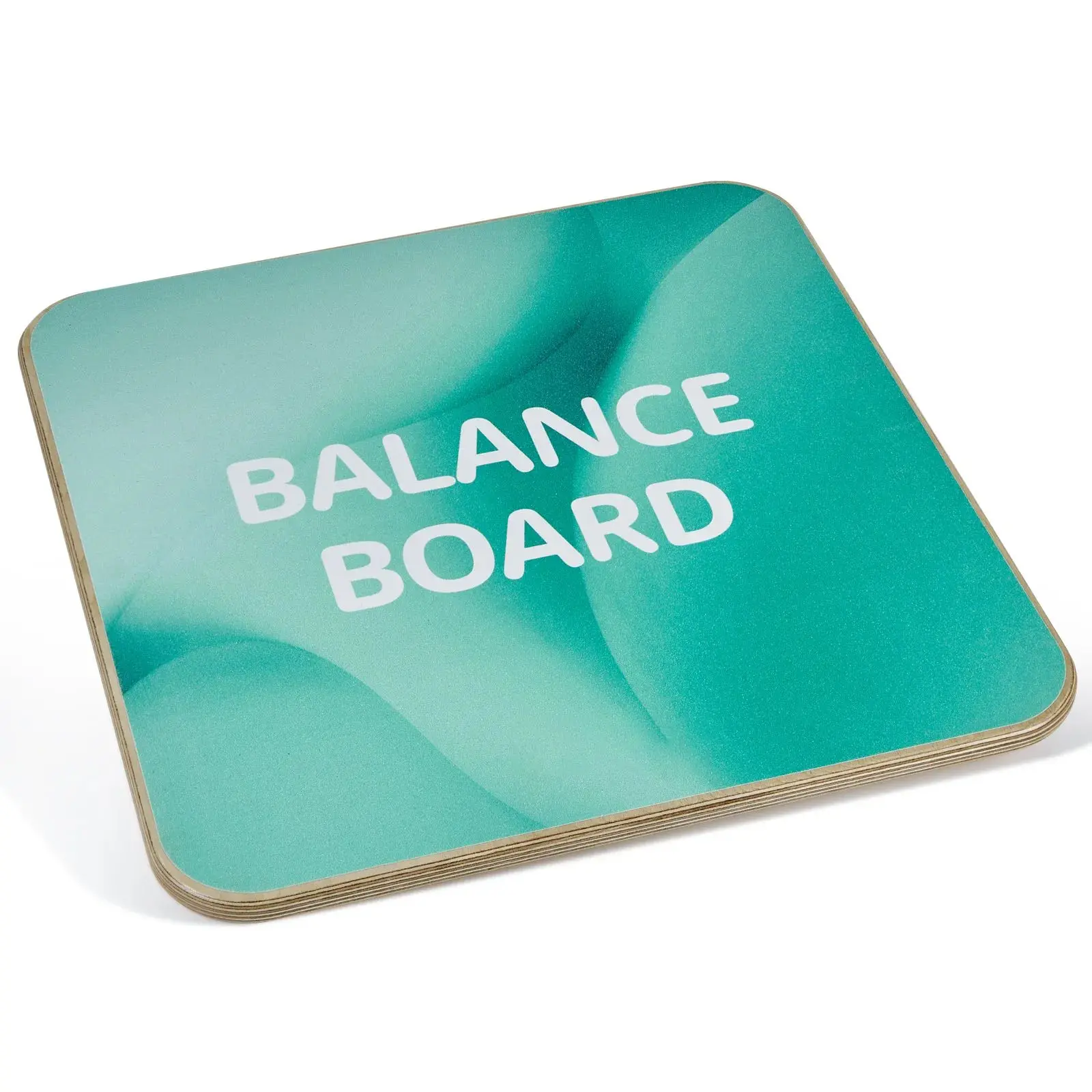 360° Rotating Wobble Balance Board Trainer for Adults, 3-Level Adjustable Height Wooden Balance Training Equipment, 441 LBS Heavy Duty Slip Resistant Square Platform for Core Workout Standing Desk Exercise Home Gym Fitness