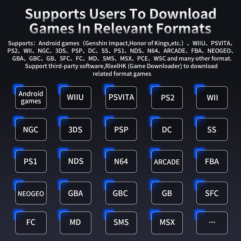 ANBERNIC RG 477M Retro Game Console Android 14 Dimensity 8300 Game Player 4.7-inch LTPS In-Cell Display RGB Hall Joystick RG477M Aluminum Alloy Shell Large Screen Handheld Game Console