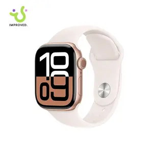 Refurbished Apple Watch Series 10 42mm GPS Rose-Gold Aluminum - Premium Condition, like-new performance, 1-Year Warranty by JunQ Trading