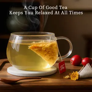 Chicory and Gardenia Tea , a natural cold blend tea containing chrysanthemums, honeysuckle, and orange peel | a mild and caffeine free daily health supplement herbal tea that brings a fresh and soothing experience. Nourishing Tea Wellness Tea loaded tea
