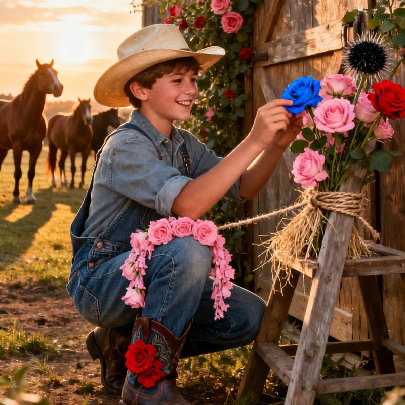 200PCS Climbing Rose Seeds Mixed - Non-GMO Perennial Vine Flower for Garden Decor, Arch Fence Trellis, Easy to Plant Outdoor Blooming Seeds for DIY Gardeners, Home Landscaping