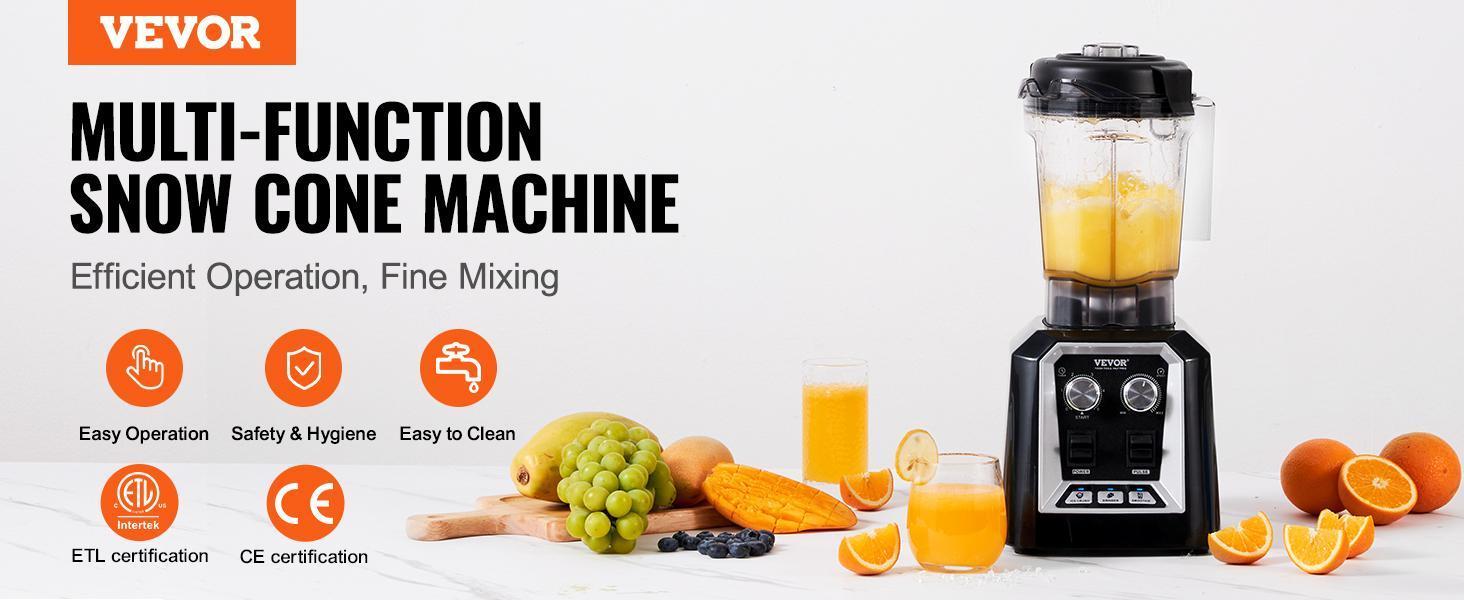 【Backtoschool】VEVOR Professional Blender, Commercial Countertop Blenders, 68 oz Jar Blender Combo, Stainless Steel 3 Functions Blender, for Frozen Drinks, Shakes, Smoothies, Peree, and Crush Ice 【Backtoschool】VEVOR Professional Blender, Commercial Countertop Blenders, 68 oz Jar Blender Combo, Stainless Steel 3 Functions Blender, for Frozen Drinks, Shakes, Smoothies, Peree, and Crush Ice